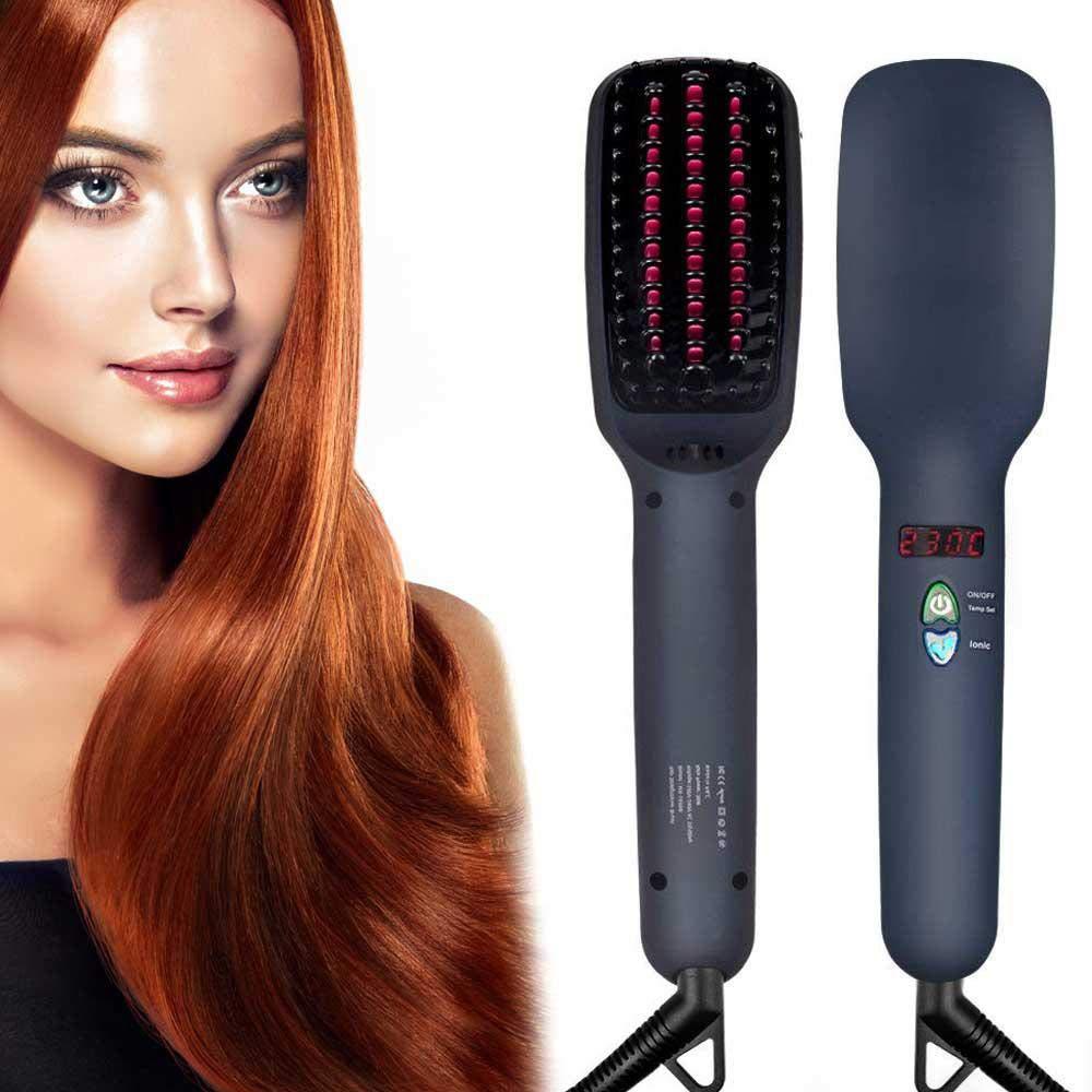 Lcd Liquid Crystal Display Hair Straightening Comb - Image 3