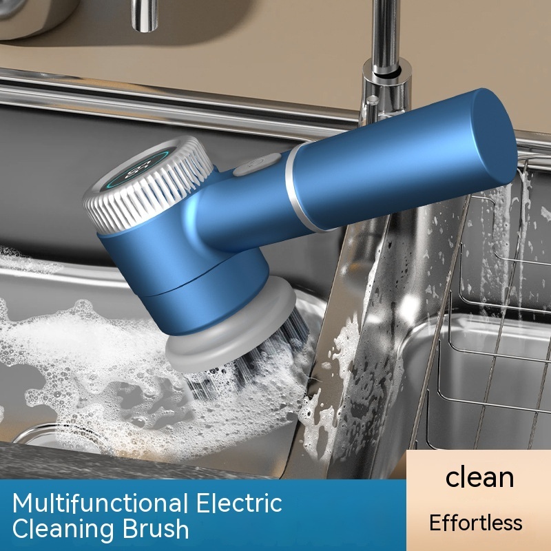 Multifunctional Handheld Wireless Charging Electric Dish Brush - Image 5