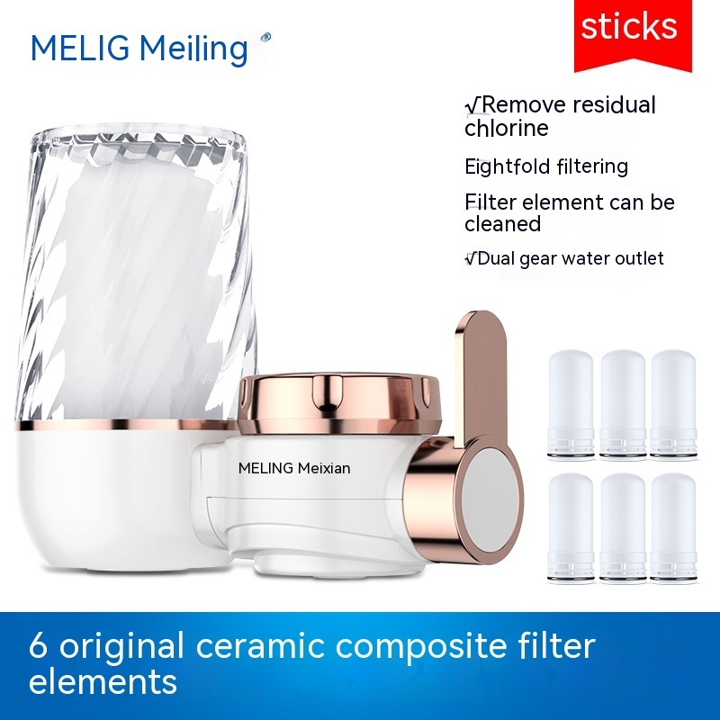 Faucet Water Purifier Filter Household Kitchen Tap Water Water Filter Kitchen And Bathroom Dual-use Front Water Purifier - Image 6