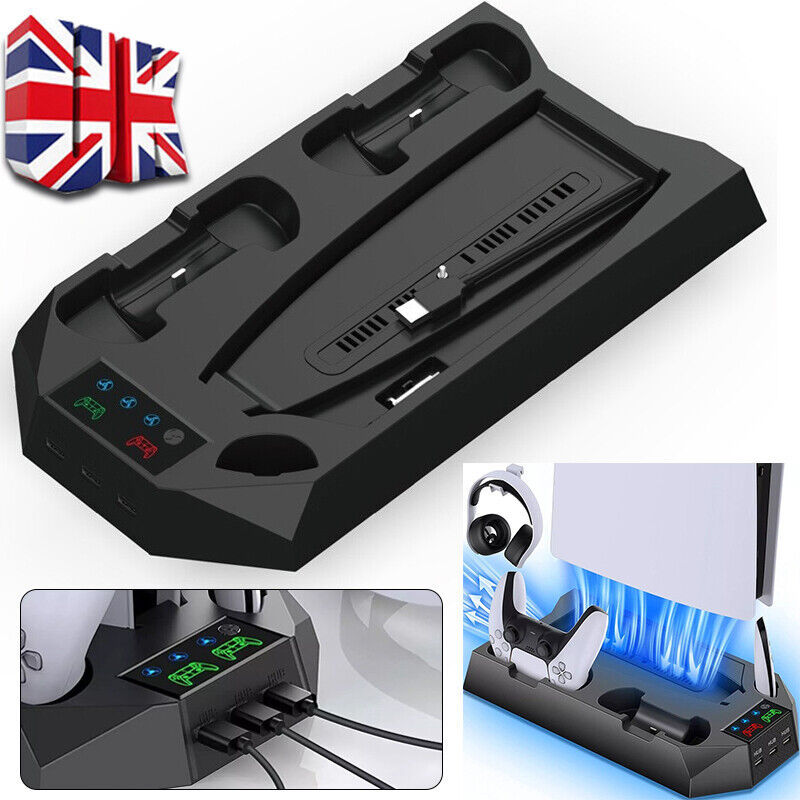 PS5 Vertical Cooling Fan Stand Controller Charger Station For Playstation 5 - Image 5
