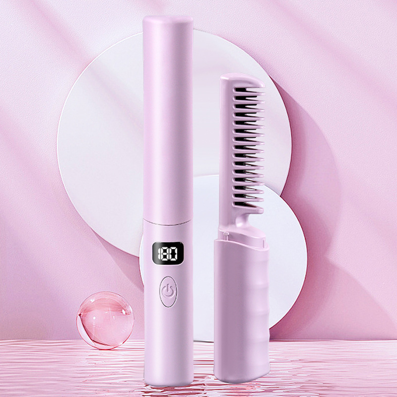 LCD Charging Portable Straight Comb - Image 2