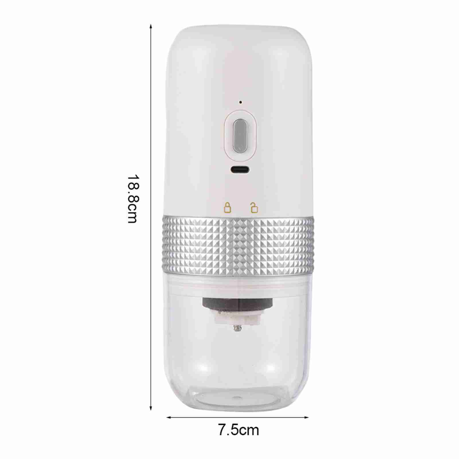 Coffee Grinder Adjustable Grinding Auto Stop USB Rechargeable Electric Coffee Bean Grinder For Household - Image 5