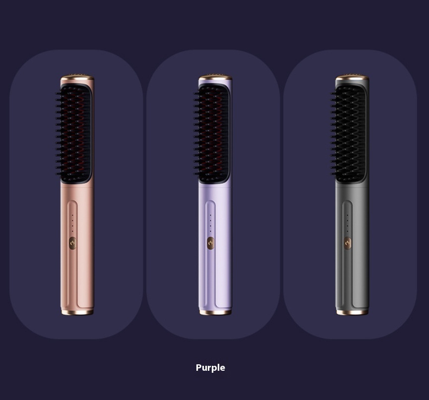 Wireless Straight Comb Anion Does Not Hurt Hair Portable For Curling Or Straightening - Image 7