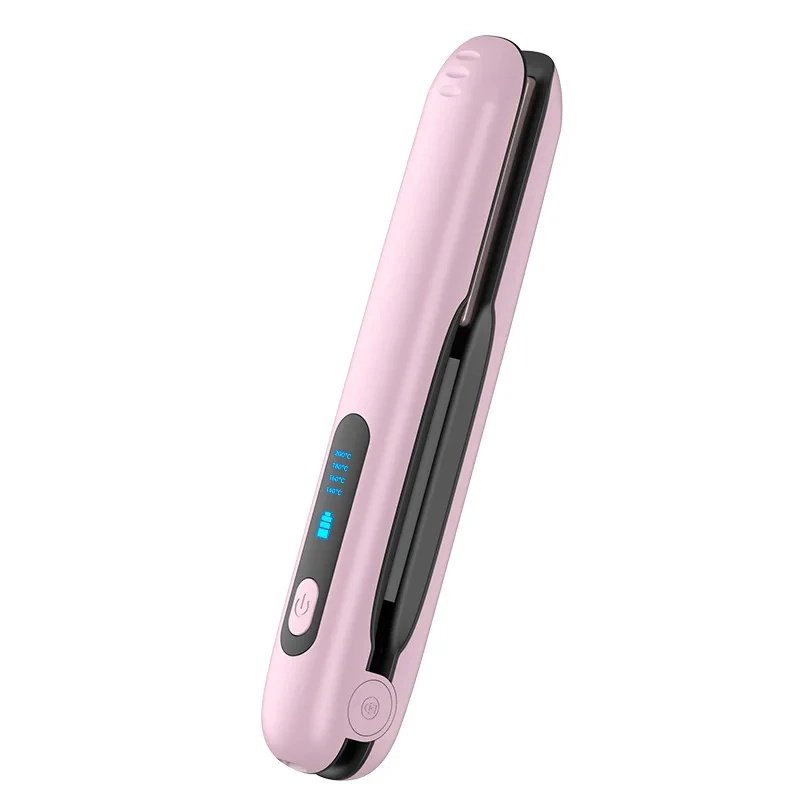 Wireless Hair Straightener Flat Iron Mini 2 IN 1 Roller USB 5000mAh Max 200 Degree Portable Cordless Curler 4 Levels Dry And Wet Uses - Image 6