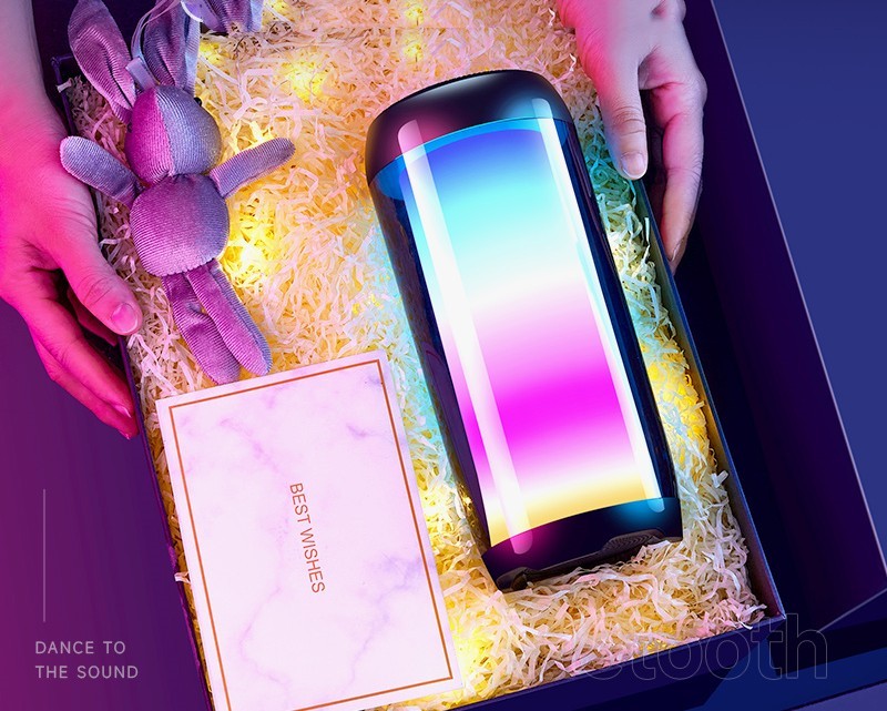 Atmospheric Ambient Light Gaming House Desktop Computer Romantic Room Smart Bluetooth Speaker - Image 4