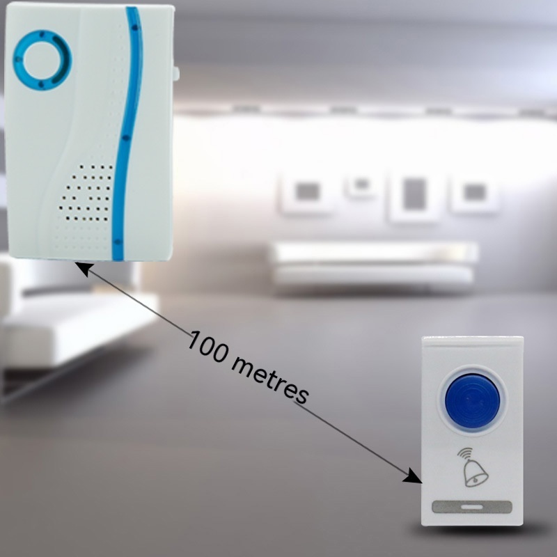 Wireless Remote Control Multi-style Doorbell Household Building Equipment Crystal Oscillator Digital 704 - Image 7
