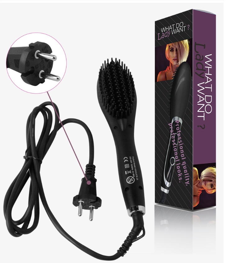 Ceramic Hair Straightening Brush - Image 6
