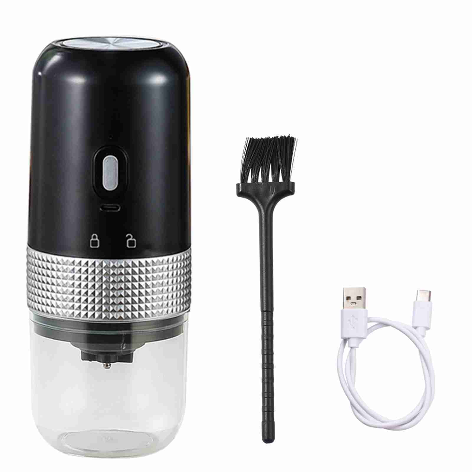 Coffee Grinder Adjustable Grinding Auto Stop USB Rechargeable Electric Coffee Bean Grinder For Household - Image 4