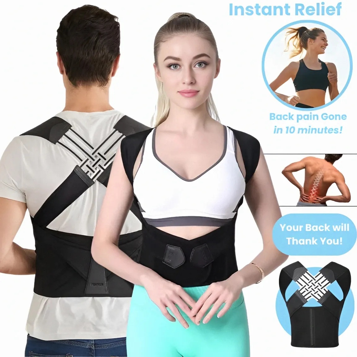Back Posture Corrector For Pain Relief & Daily Support - Image 7