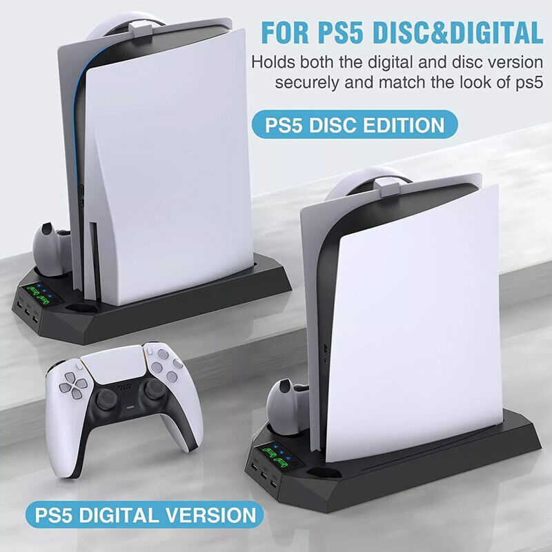 PS5 Vertical Cooling Fan Stand Controller Charger Station For Playstation 5 - Image 10