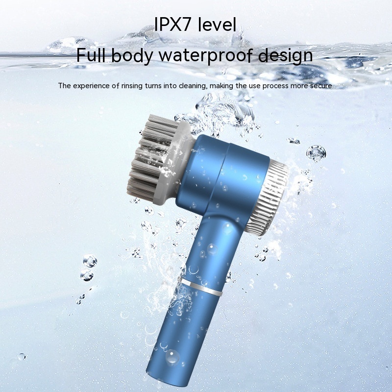 Multifunctional Handheld Wireless Charging Electric Dish Brush - Image 3