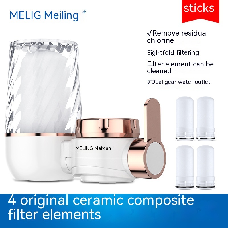 Faucet Water Purifier Filter Household Kitchen Tap Water Water Filter Kitchen And Bathroom Dual-use Front Water Purifier - Image 8