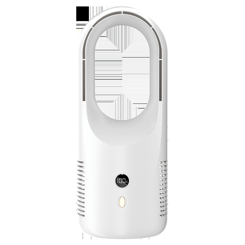 Electric Bladeless Fan Cooler Desktop Portable Usb Rechargable Air Cooling Fan Wireless Led Display Silent 360 Circulation - Image 9