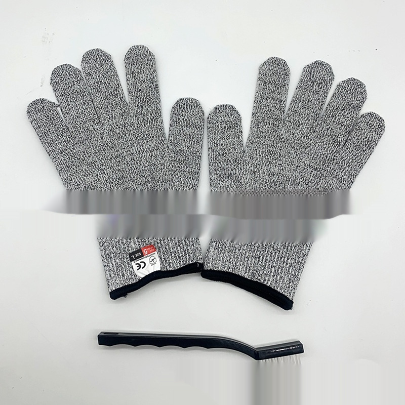 Stainless Steel Chopper Set Mandolin Grater Slicer Cut Resistant Gloves - Image 3