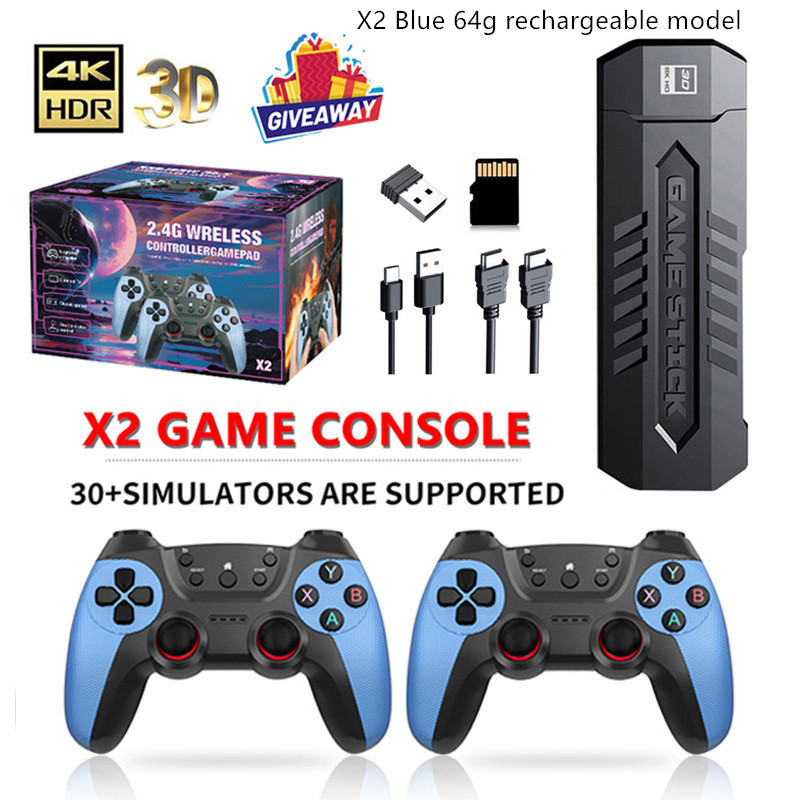 X2 Blue Game Console 4K Double Connection Battle Wireless - Image 3